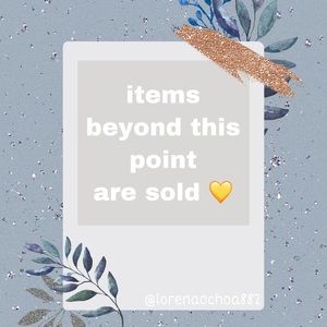 items beyond this point are sold 💛